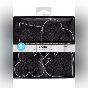 R&M International Casino Playing Card Suits Cookie Cutters,4-Piece Set NIP